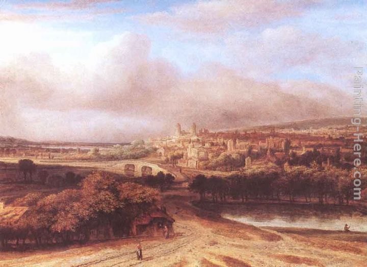 Philips Koninck Village on a Hill